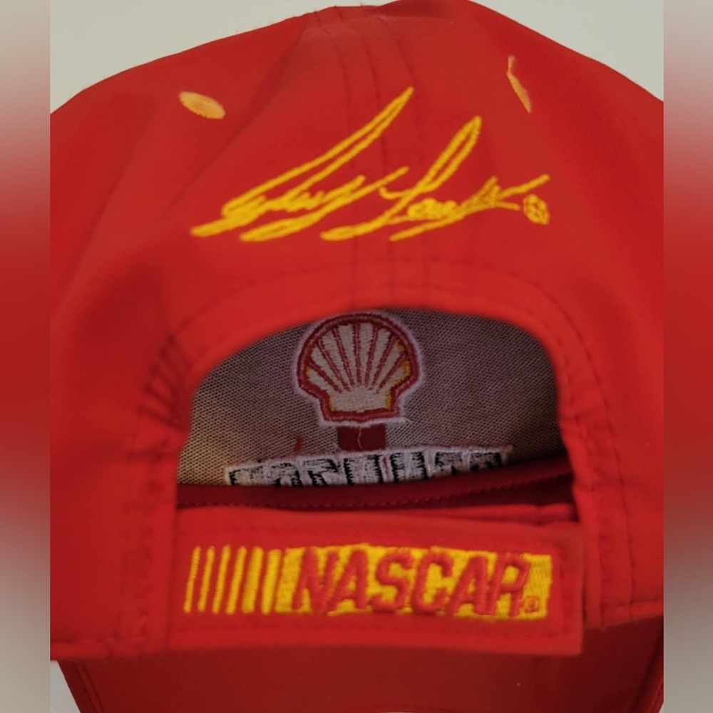 Joey Logano Nascar Red Cap with Yellow Accents - Picture 3 of 3